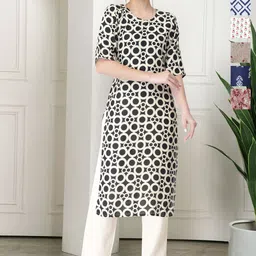 7Threads Women Pack of 6 Ethnic Motifs Printed Straight Kurta-image-25