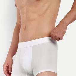 LOGGERHEAD Pack Of 2 Cotton Outer Elastic Trunk LHFT004-Aqua-White-Aqua-White image 5