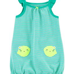 Carter's Baby 1-Piece Lemon Print Romper- Blue-image-38