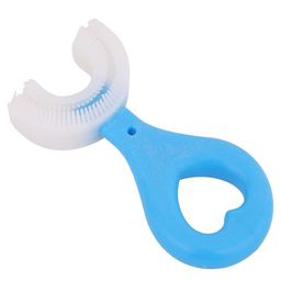 Tony Stark Soft Silicone U Shaped Toothbrush - Blue-64