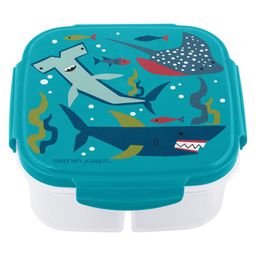 Stephen Joseph Snack Box with Ice Pack Shark Print - Blue-picture-0