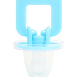 Kritiu Baby Soother Cum Pacifier 100% Food Grade Silicone - Blue-22
