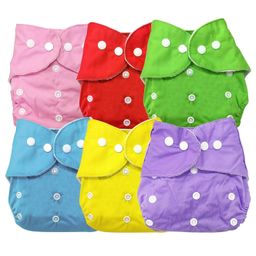 Sparkle Joy Free Size Reusable Cloth Diaper Without Insert Pack Of 6 - Multicolor-14