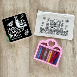 Little Canvas DIY Colouring Little Butterfly Pouch-31