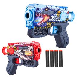 FunBlast Shooting Gun Toy with 4 Foam Bullets 1 PC Random Color-15