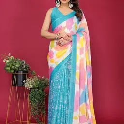 all about you Pure Chiffon Saree-image-24