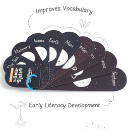 Intelliskills Premium Solar System Puzzle - 47 Pcs| Floor puzzle with 9 activity Flash cards | 24+ stickers | Learn about Space  & Planets |Educator Recommended image 5