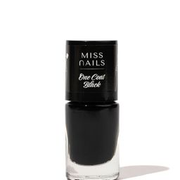 MISS NAILS One Coat Black Nail Paint -10 ml - 61-57