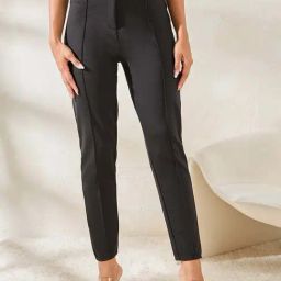 Styli Black High Rise Pants-image-38