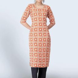 Ethnic basket Women Multicoloured Kurtas-picture-1