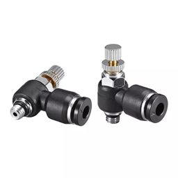 GENERIC 4 mm Outer Diameter Flow Cantrol Valve Connector-Pack of 5-44
