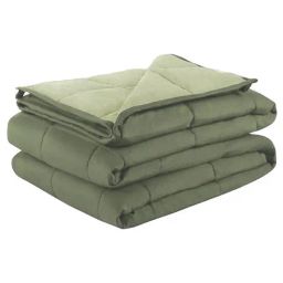 Bianca Olive & Sage 150 GSM Silken Fiber Filling & Micro Fabric Reversible Single Comforter image 4