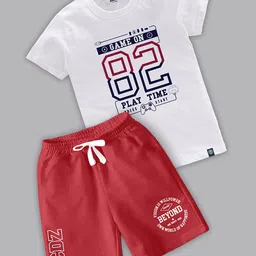 BAESD Boys Printed T-shirt with Shorts-image-61