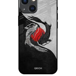 QRIOH Quirky Printed iPhone 14 Plus Back Case Mobile Accessories-image-72