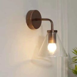 Kapoor Lamp Shades Glass & Metal Torse Wall Light-picture-47