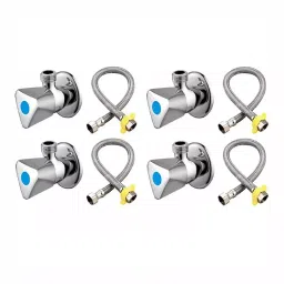 Fastgear Bathroom Faucet Set Stainless Steel Chrome Finish Silver, FG1023-image-48