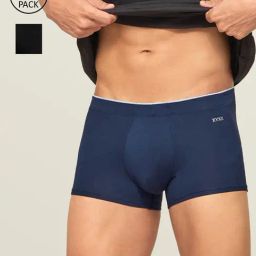 XYXX Blue & Black Skinny Fit Trunks (Pack of 2)-image-95