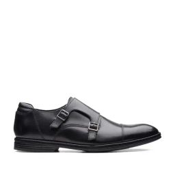Clarks Men's Black Monk Shoes-image-57