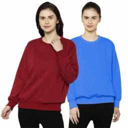 Vimal Jonney Maroon & Blue Round Neck Pullover - Pack of 2-picture-25