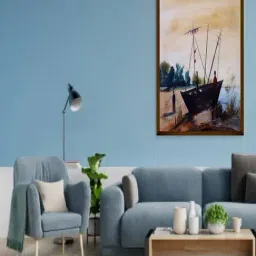 The Art House Abstract Multicolor Canvas Painting-35