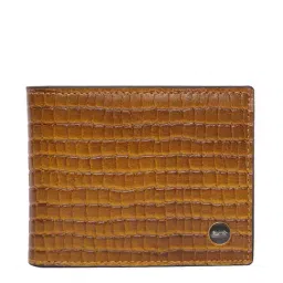 BELWABA Tan Casual Leather Bi-Fold Wallet for Men-19