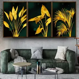 The Art House Abstract Multicolor Canvas Painting-28