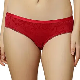 Triumph Red Embroidered Bikini Panty-43