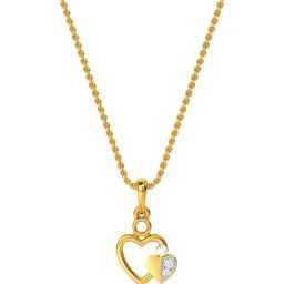 Kisna Diamond & Gold Jewellery 18k Pola Pendant-image-12