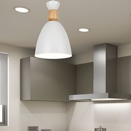 GAUVIK White Aluminium Ceiling Lamp-52