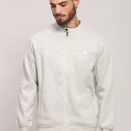 showoffff Showoff Off White Cotton Slim FitSweatshirt-picture-5