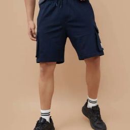 Kappa Navy Regular Fit Shorts-picture-2