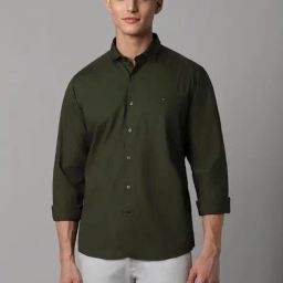 Louis Philippe Black Slim Fit Shirt-image-48