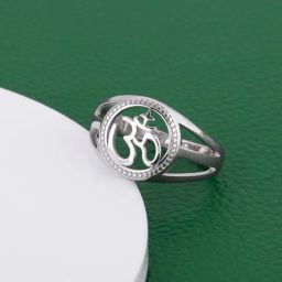 GIVA 925 Silver Om Vibe Ring for Mens-image-24