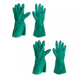 Ladwa Washable Gloves Rubber Green Free Size (Pack of 2 Pair)-picture-33