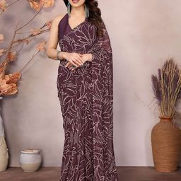 Munir Floral Poly Georgette Ready to Wear Saree-picture-12