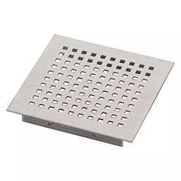 Astberg 10.6x10.6 cm Outer, 8.5x8.3 cm Inner Size Aluminium Silver Ventilator Grill (Pack of 3)-image-75