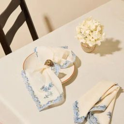 Fabindia Wabi Sabi Tl Blue Cotton Printed Napkins - Set of 6-picture-25