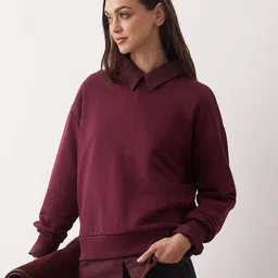 Trendyol Women Round Neck Long Sleeves Sweatshirt-picture-44