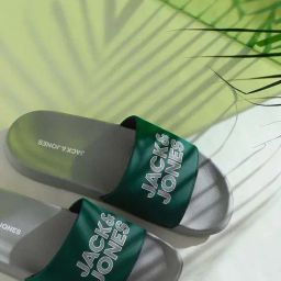 Jack & Jones Men's Dark Green Slides-picture-38