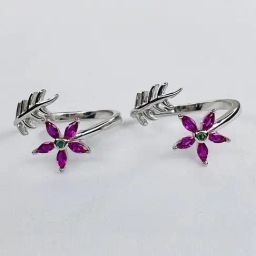 Arte Jewels 925 Sterling Silver Toe Rings For Women-image-57