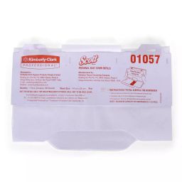 Scott 1057 Toilet Seat Cover White, Disposable, 100 sheets/Pack, 20 Packs/Case (2000 sheets)-image-3