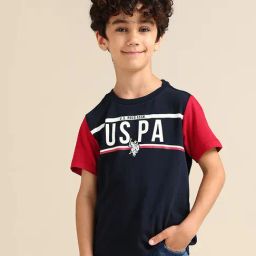U.S. Polo Assn. Boys Navy Printed T-Shirt-31