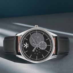 WROGN Men Brass Dial & Leather Straps Watch-38