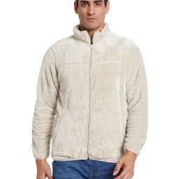 Octave Cream Regular Fit Solid Sweatshirt-image-80