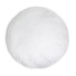 Chumbak White Solid Round Cushion Filler-23