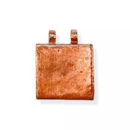 Johnson Tools 2.5X2.5 cm Plain Copper Rectangle Tabiz Pendant (Pack of 12)-image-55