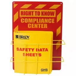 BRADY Information Center Right to Know SDS Sign 35.56 cm (14 Inch) Overall Width, 39F498-picture-23