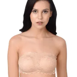 Da Intimo Beige Padded Non-Wired Tube Bra-41