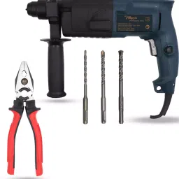 Hillgrove Chuck Size 20 mm Hammer Impact Drill kit with 3 Bits 750 W, HGCM726M1-picture-14