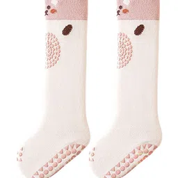 SYGA Kids Cotton Above Knee- Length Patterned Socks-image-65